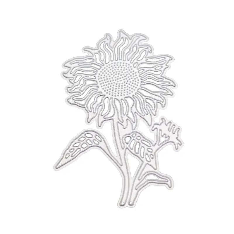 Подсолнечник бутылки металла вырубки Трафаретный Скрапбукинг DIY штамп для