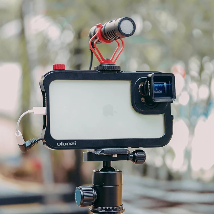Ulanzi iPhone 11/iPhone 11 Pro/iPhone Pro Max металлическая видео клетка защитный чехол для