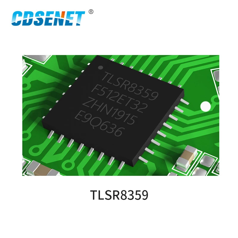 10pcs TELINK TLSR8359 2.4G ISM Band Long Range 600m 512KB Flash 10dBm PCB Antenna 3.3V 32 Digit MCU GPIO TCXO Module E03-2G4M10S