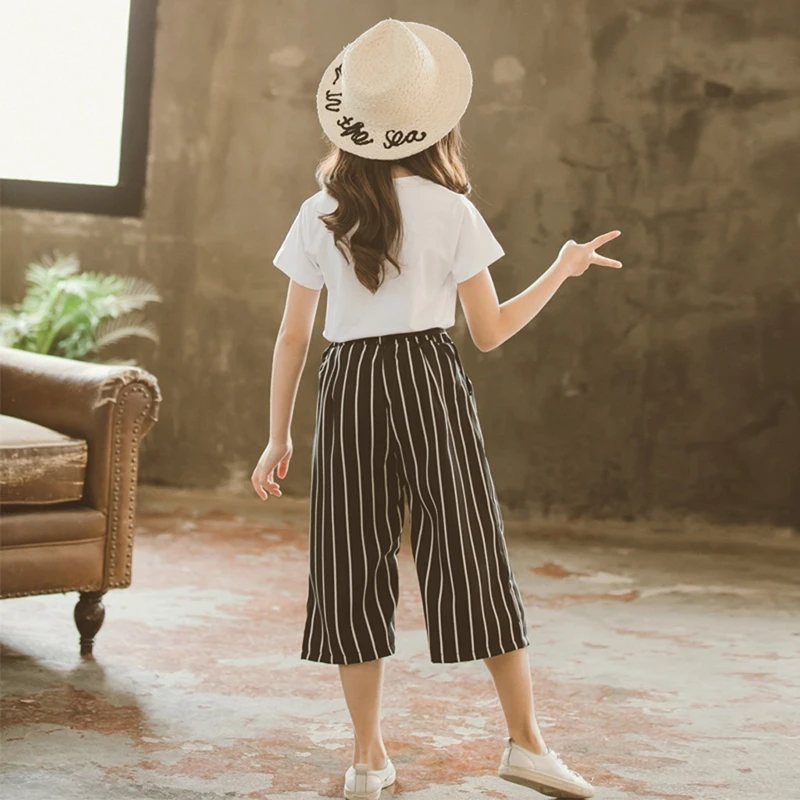 Одежда для девочек подростков Футболка с блестками и надписью Топы короткими