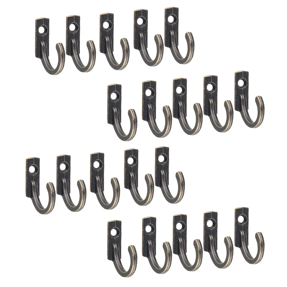 

20Pcs Wall-Mounted Wall Hooks Vintage Small Clothes Hooks Wall Metal Hooks