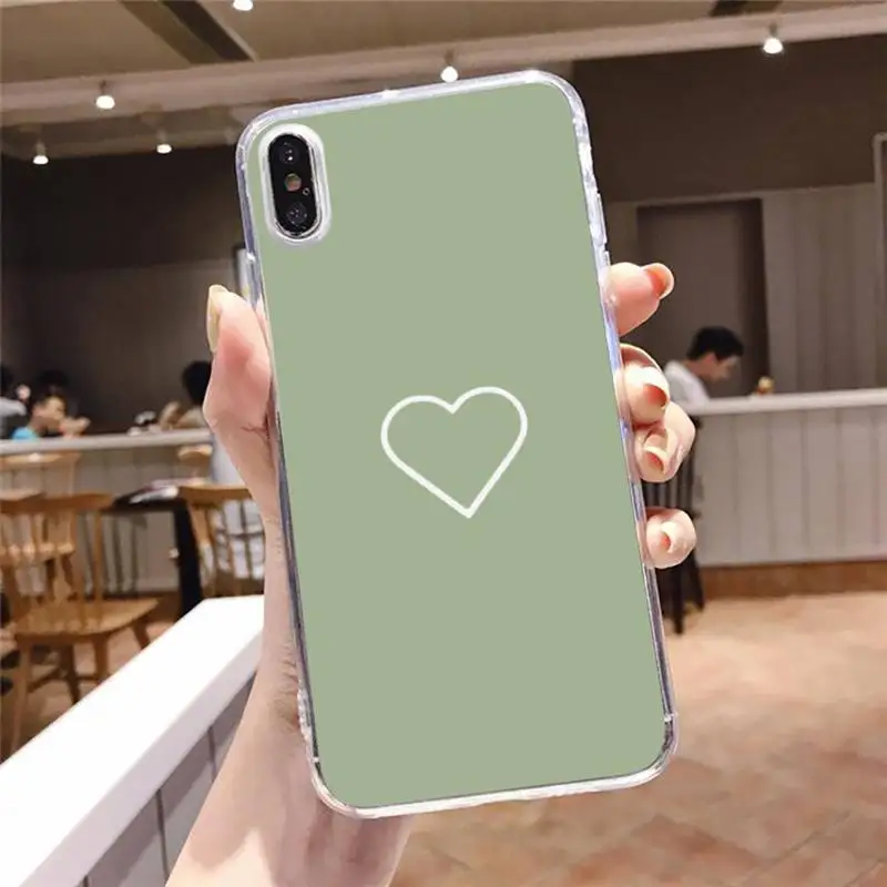 

Lovely pattern Phone Case Transparent for iPhone 6 7 8 11 12 s mini pro X XS XR MAX Plus