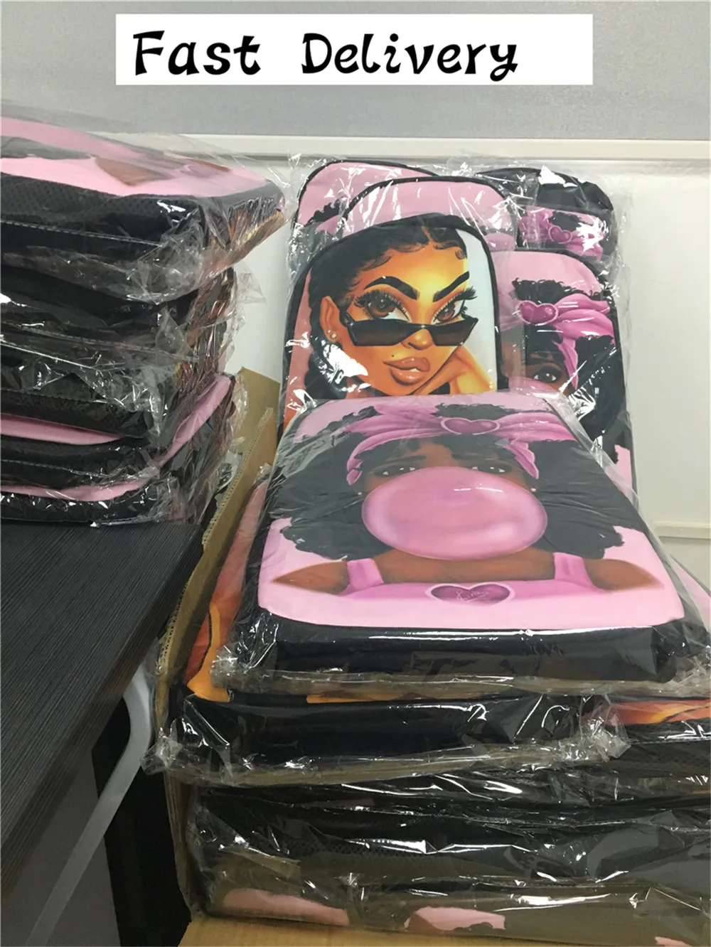 

Black Art Dancing Girls Print School Backpacks African American Kid Boys Schoolbags Cartoon Toddler Children Bookbags Best Gift