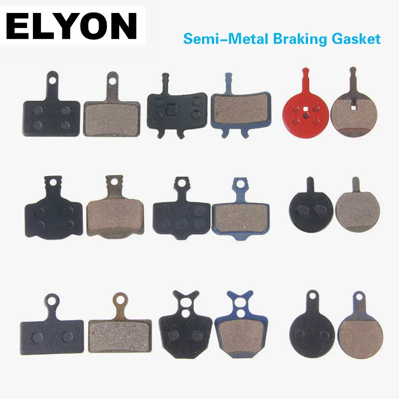 ELYON 1 пара/2 шт. тормозные колодки для горного велосипеда полуметаллические