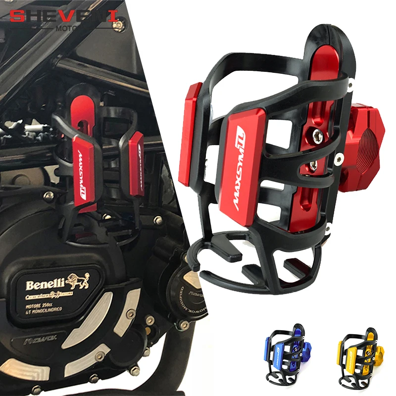 

2021 New For SYM MAXSYM TL 500 Maxsym tl500 2020 high quality Motorcycle CNC Beverage Water Bottle Drink Cup Holder Mount