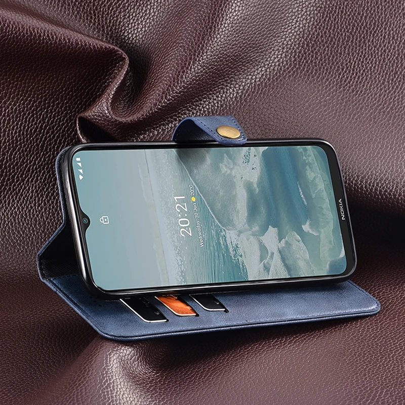 

Itgoogo Case For Nokia G20 G10 Hight Quality Flip Leather Cover For Nokia 6.3 Wallet Phone Case Coque