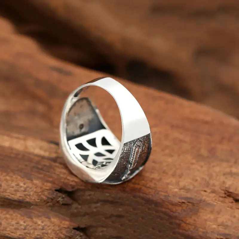 Мужское и женское кольцо на санскрите из серебра 925 пробы|Кольца| |