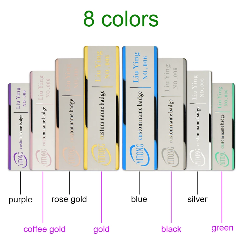 1 шт. персонализированный Лазерный Гравировальный номер идентификационный штифт