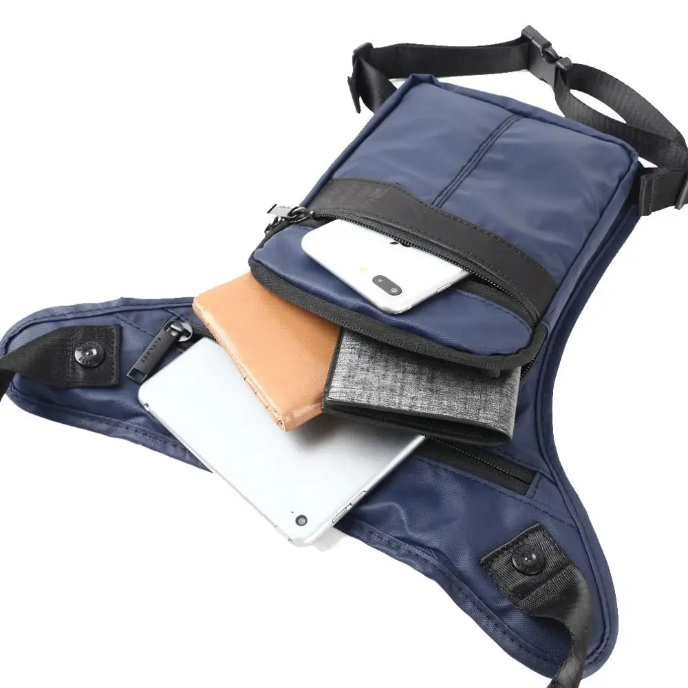 Мужская водонепроницаемая сумка из ткани Оксфорд с заниженной талией поясная