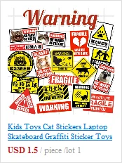 Stickers Kids Toys Laptop Motorcycle Space Unicorn Sticker Scrapbook Skateboard Graffiti Waterproof Stickers Pack 50pcs/Lot