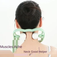 neck roller massage to relieve pressure point treatment of the cervical spine double massager point tool neck trigger shoulder