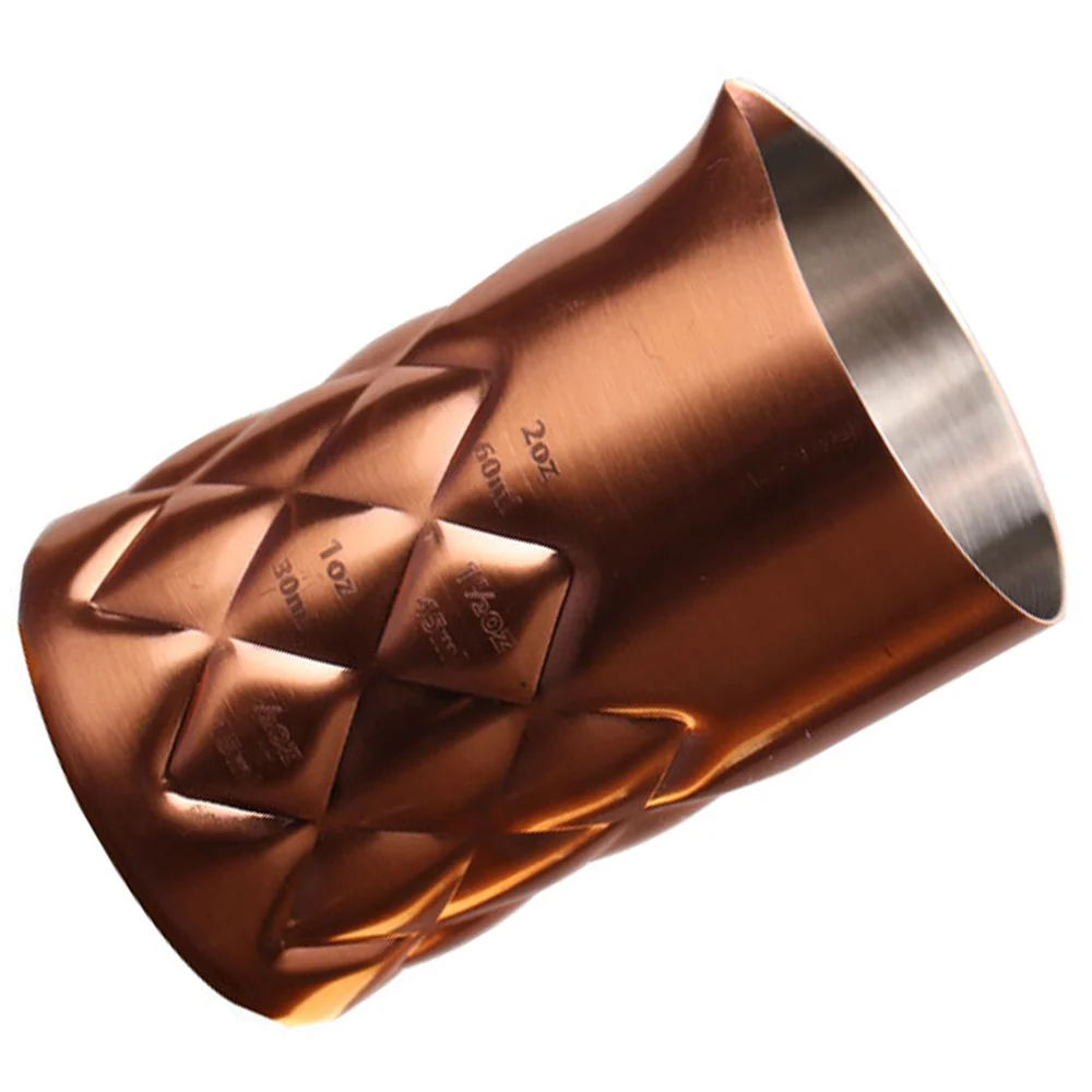 1 шт. шейкер для коктейлей Кружка со шкалой серебро/розовое золото