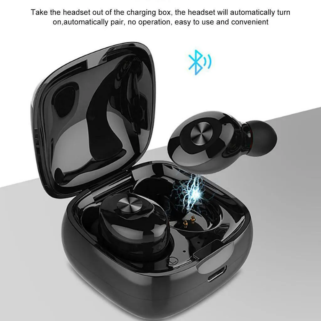 XG12 наушники вкладыши TWS Bluetooth 5 0 стерео беспроводной Earbus hi fi звук спортивные