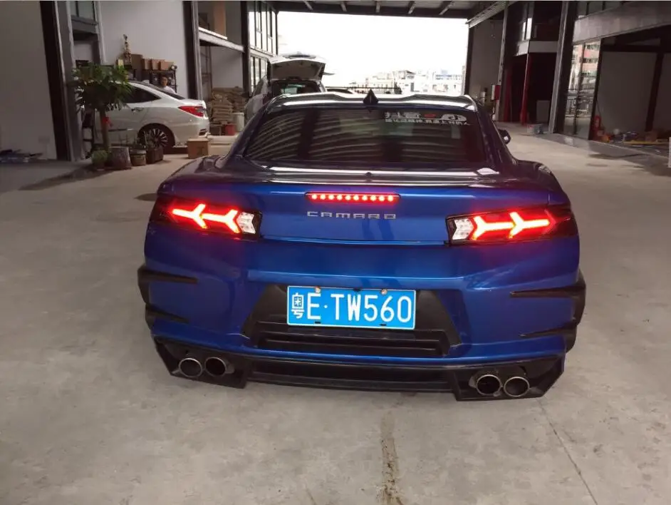 Год задний фонарь для Chevrolet Camaro задние фары автомобильные аксессуары светодиодный DRL Taillamp Для Camaro противотуманные фары