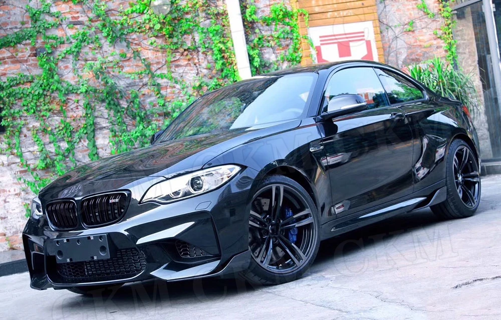 Разветвитель для переднего бампера из углеродного волокна BMW 2 серии F87 M2 Base Coupe Door
