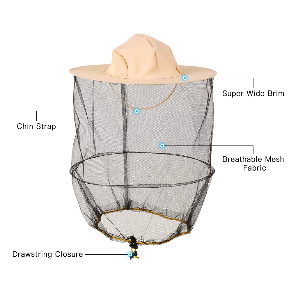 Уличная рыболовная шляпа с защитой от комаров и сеткой защитная сетка для лица