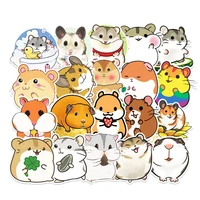 103050pcs cartoon hamster cute graffiti stickers luggage laptop stationery stickers wholesale