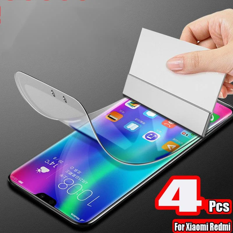 

Protector De Pantalla De Hidrogel Para Xiaomi For Redmi Note 10, 9, 8 Pro, 10S, 7, 8T, 9C, 9A, 9T, Poco F3, M3, X3, NFC,