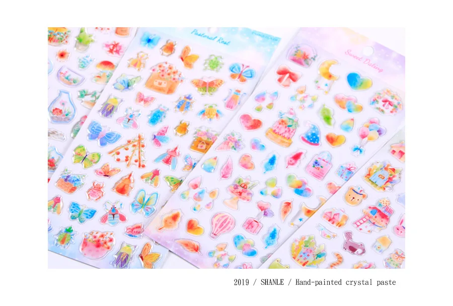 1 шт/1 лот Kawaii канцелярские наклейки ручной нарисованный дневник декоративные мобильные наклейки Скрапбукинг DIY ремесленные наклейки