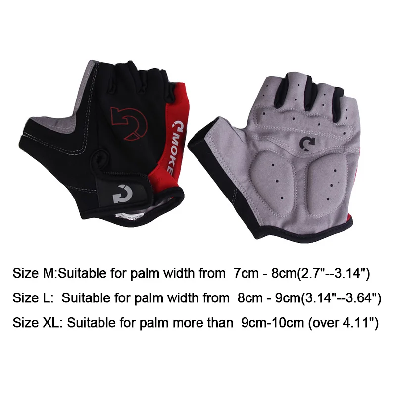 

Half Finger Cycling Gloves Anti Slip Gel Pad Breathable Motorcycle MTB Road Bike Gloves Men Women Sports Bicycle Washable Gloves