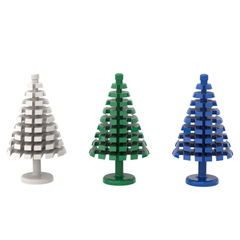 

BuildMOC 3471 4x4x6 2/3 Big Pine Tree Big Christmas Tree For Building Blocks Parts DIY Educational C