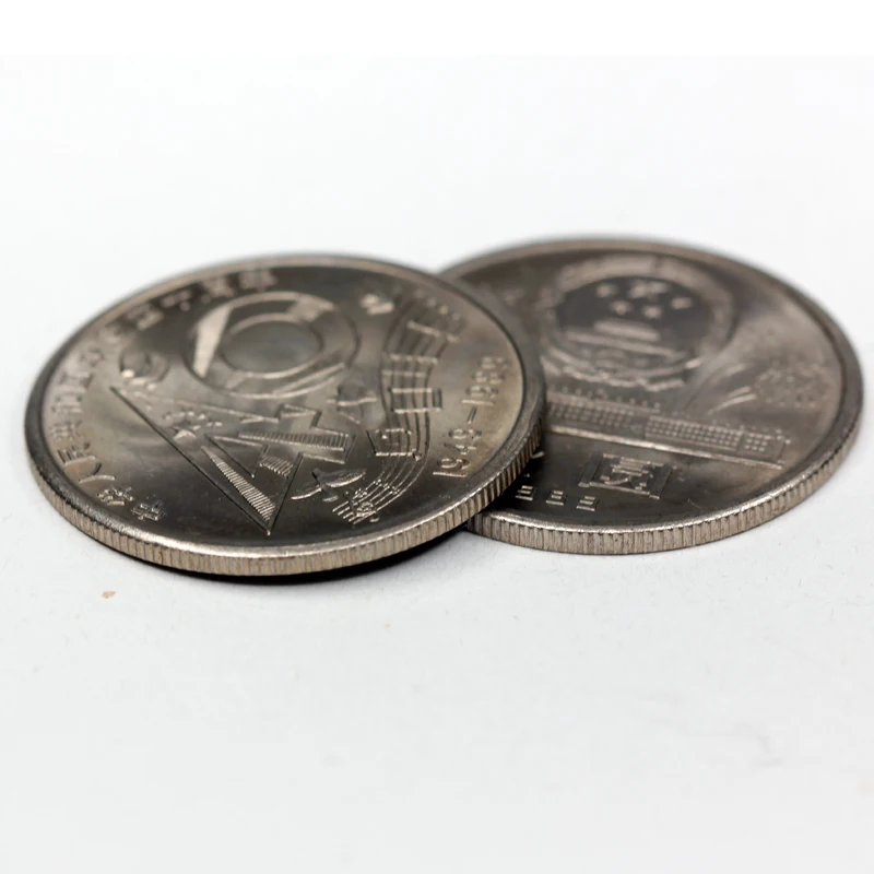 Китайская Монета на 40-ю годовщину 50-ю 10 юаней 100% реальная оригинальная монета