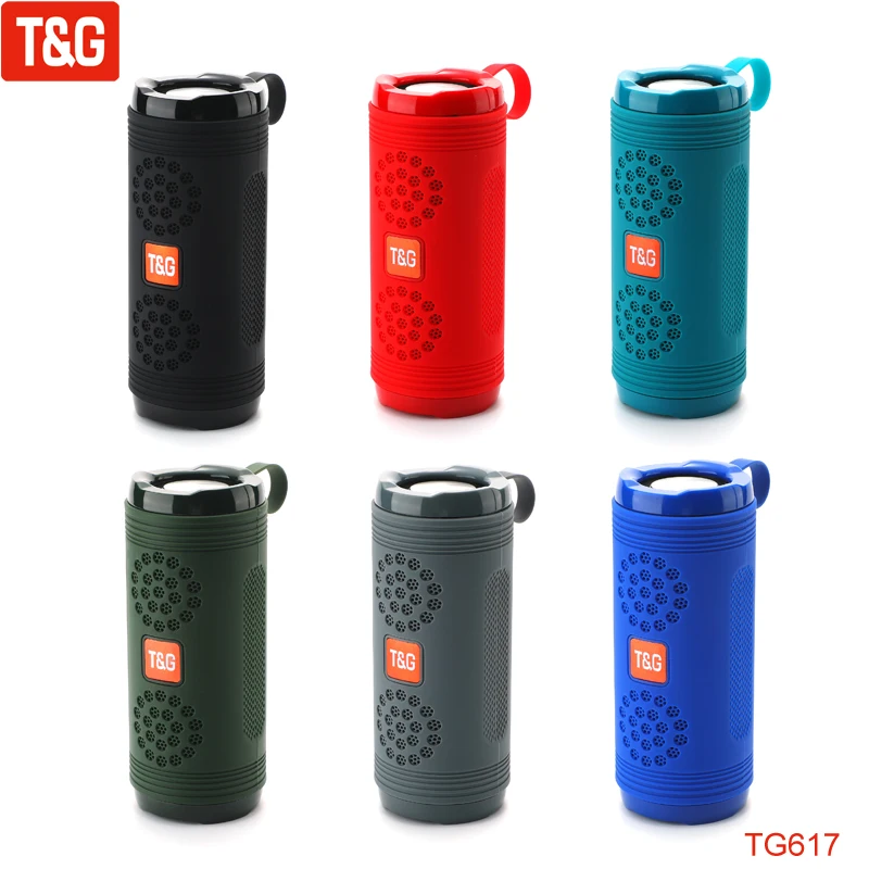 Портативная колонка T &amp G TG617 Беспроводная Bluetooth-колонка звуковая система 3D