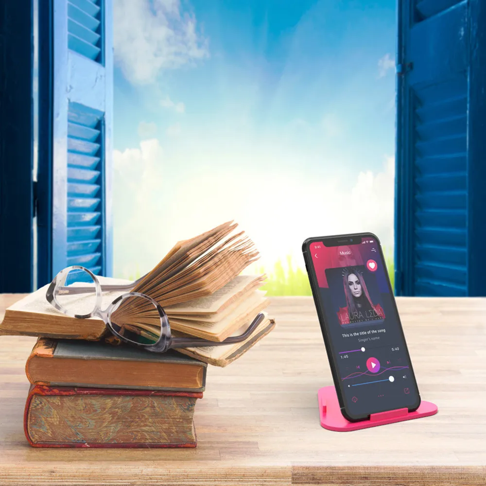 Универсальная креативная трехсторонняя пирамида подставка для планшета сотовый