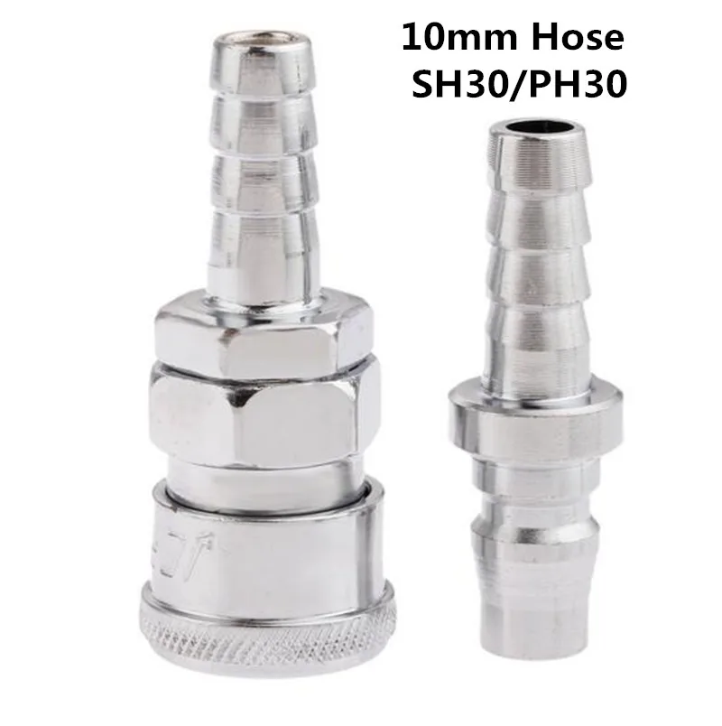 2 шт. пневматические фитинги для воздушного шланга соединитель компрессора