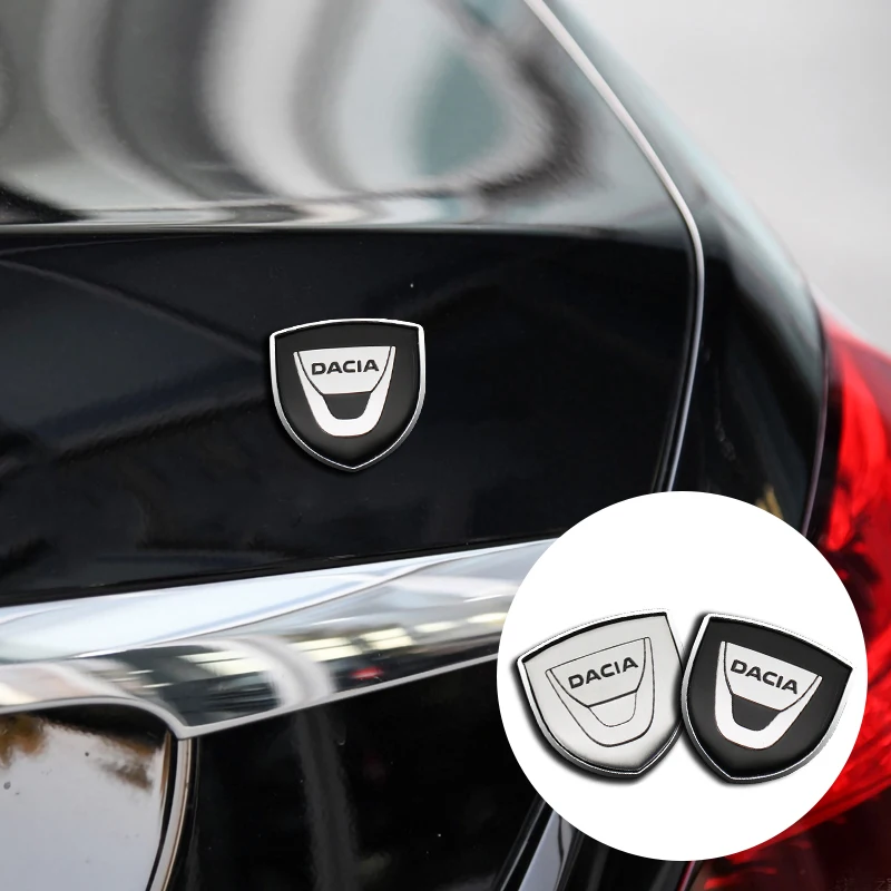 1/2PC Car Styling 3D Metal Emblem Badge Sticker Decals For Dacia Duster Logan Dokker Lodgy Sandero Stepway Mcv 2 Accessories | Автомобили