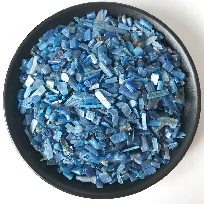 

100g Natural Stone Mineral Crystal Blue Crystal Quartz Gravel Healing DIY material Aquarium Stone Home Decoration Crafts