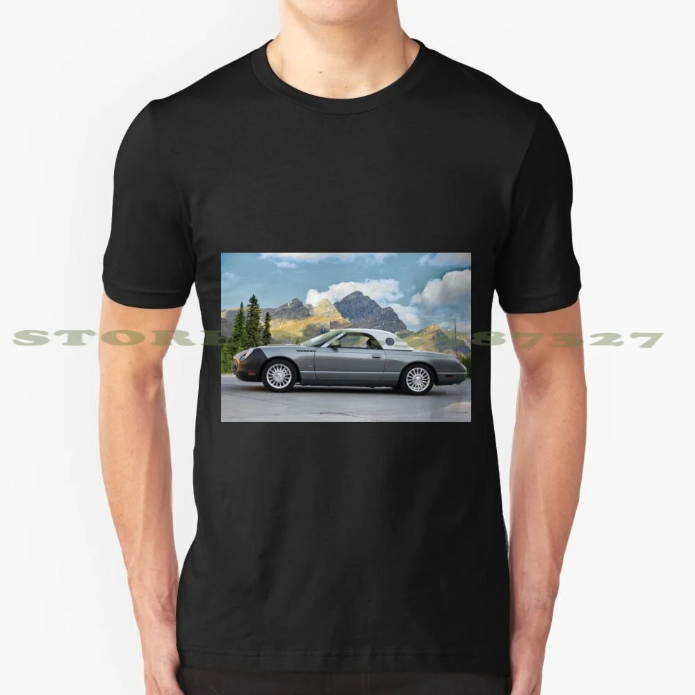 

Забавная летняя футболка для мужчин и женщин Ford Thunderbird Landau 2004, автомобиль, транспортное средство, путешествия