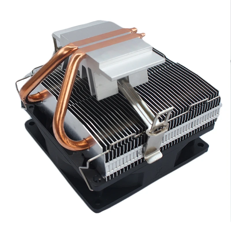 

LANSHUO 2 Copper Tube Down-Blowing 775AMD1155 Desktop Computer Radiator (209 Horizontal Tower 3-Line ic Lantern)