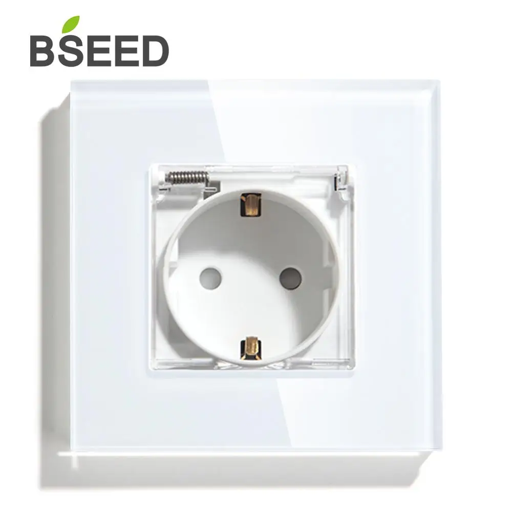 BSEED Новый Водонепроницаемый гнездо 16A 3 цвета электрическая стенная розетка