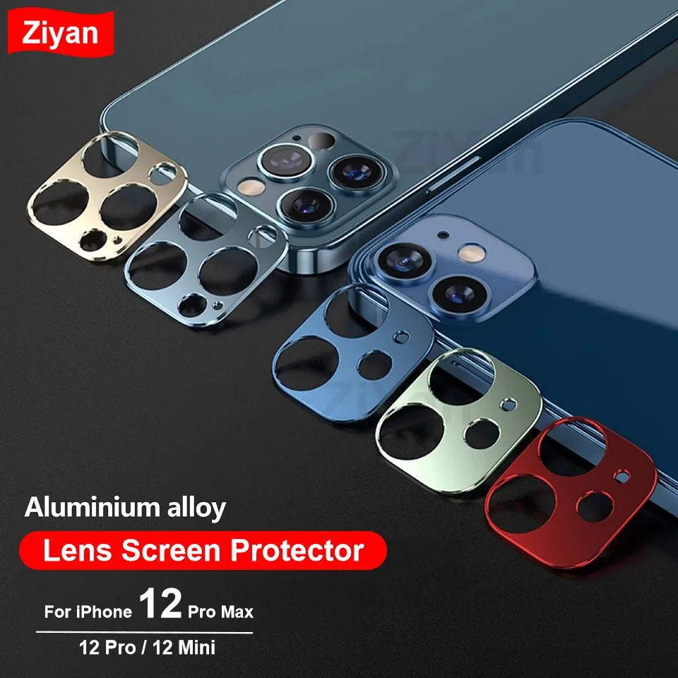 Titanium Alloy Camera Metal Ring Case For iPhone 13 Pro Max Back Camera Screen Protector For iPhone 11 12 Pro Max Mini Lens Film