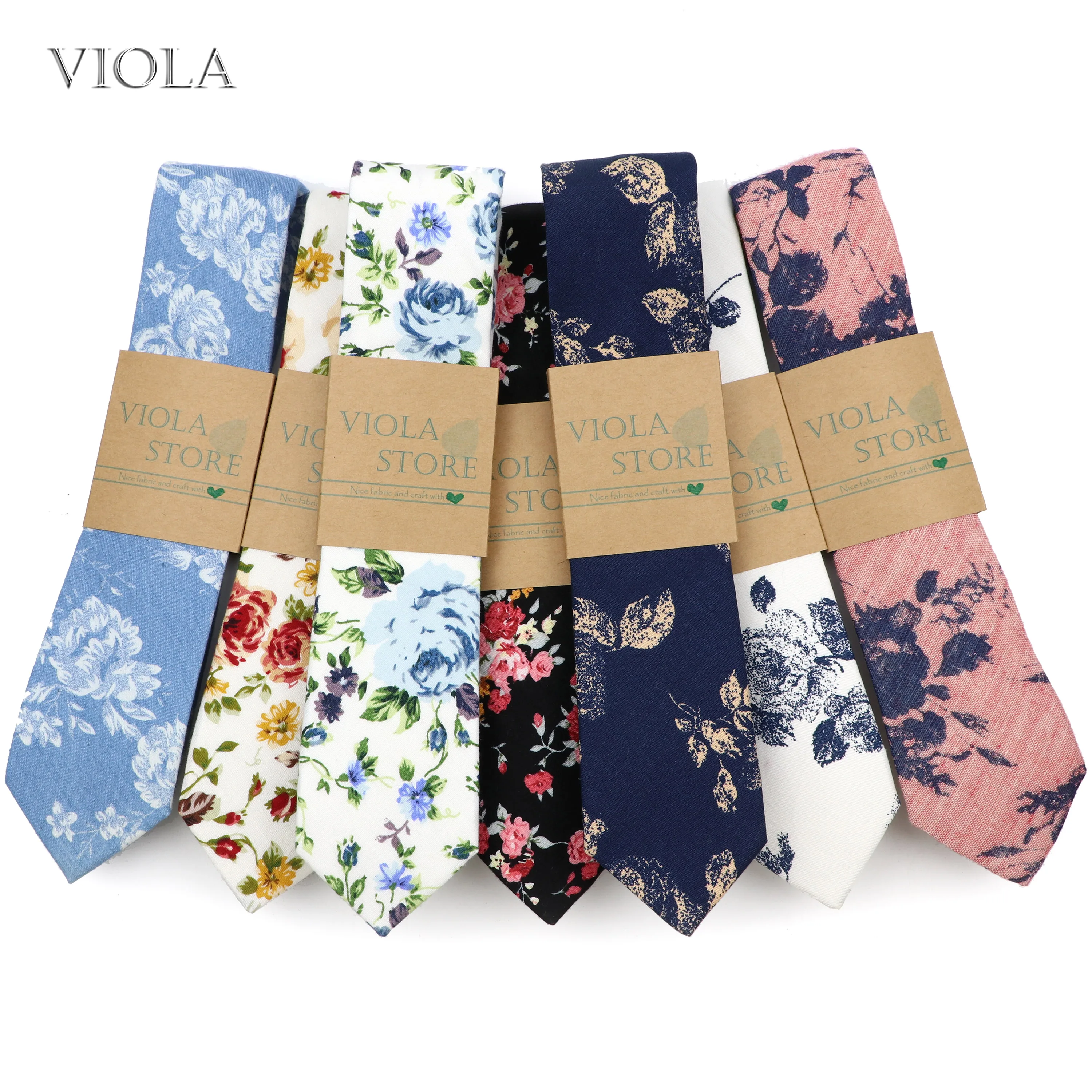 Цветочный галстук из 100% хлопка красивый мужской для платья 6 см свадебные