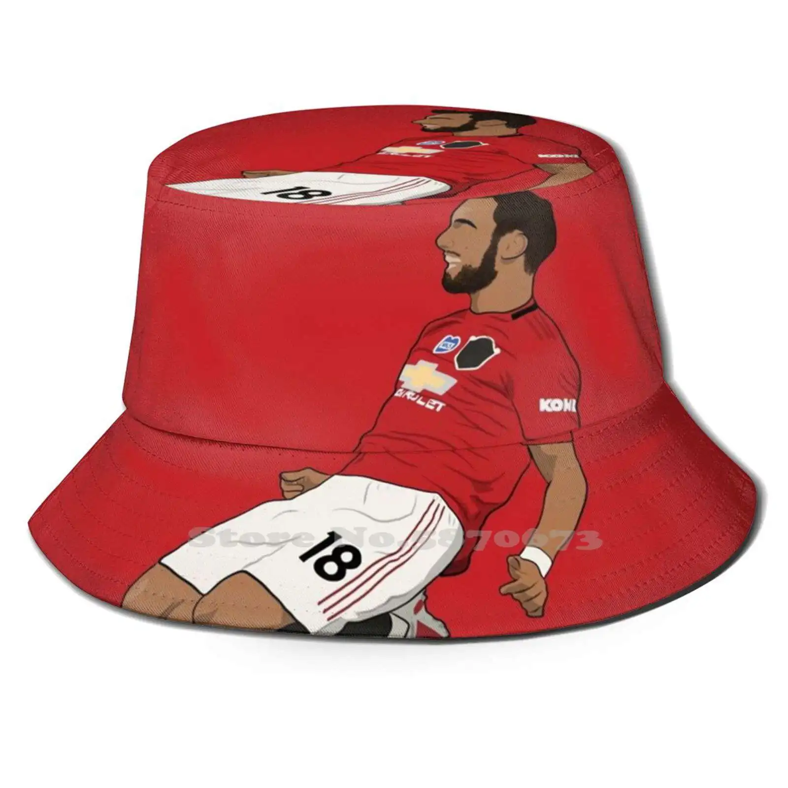 Шляпа для защиты от солнца на коленях Бруно Фернандес, шляпа унисекс, для улицы, Бруно Фернандес, Объединенная