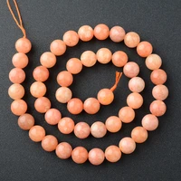 high quality natural genuine south africa orange pink calcite round jewellery loose ball beads 6mm 8mm 10mm 15