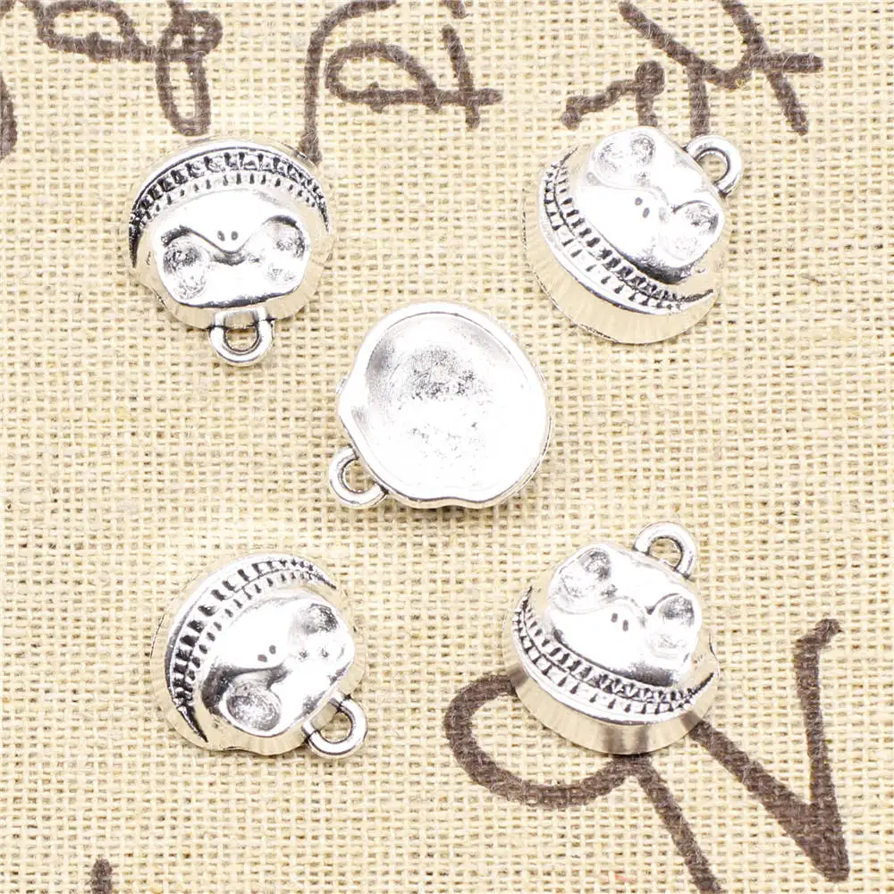 

Подвески для Jewelri Make 16x1 7 мм Скелет Лягушки античный серебряный цвет 5 шт.
