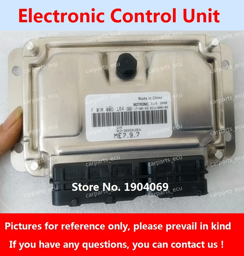 

Engine Computer Board F01R00DL64 H13-3605010EA F01RB0DL64 M7.9.7 ECU F01R00DP95 A21-3605010CL F01RB0DP95 For Chery Car