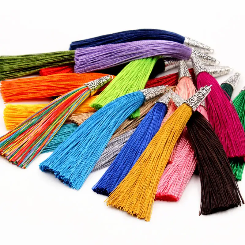 

5-15Pcs/Pack 90mm Tassel Metal Hat Accessories DIY Bookmark Pendant Home Apparel Gifts Handmade Decoration Crafts Small Hanging