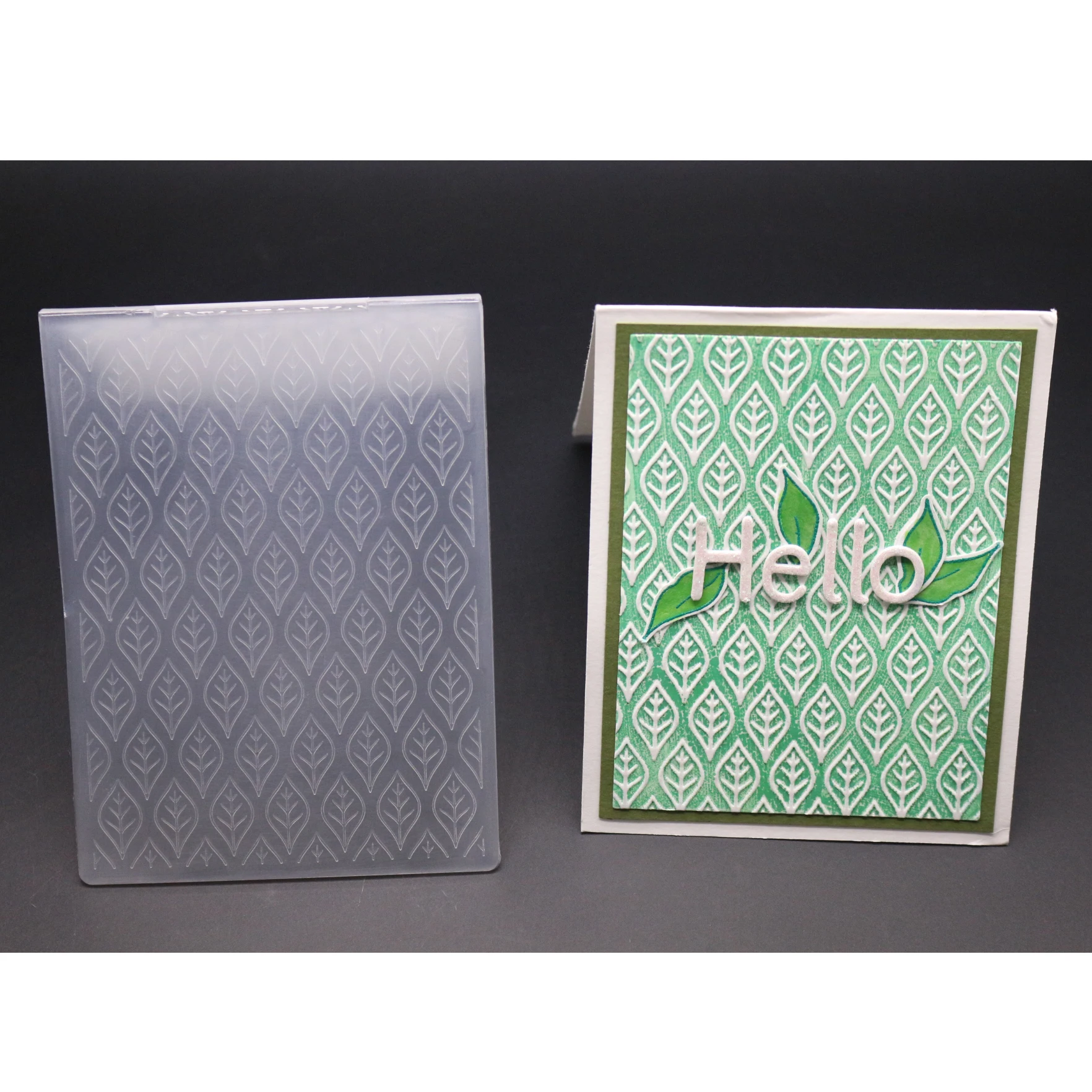 Пластиковые открытки для скрапбукинга папки тиснения 4 типа |