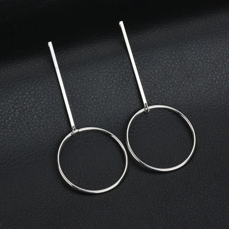 Женские серьги 2020 Модная бижутерия минималистичные круглые полые золотые