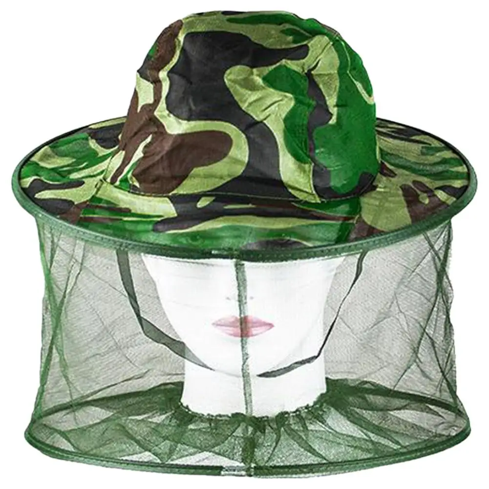 

Outdoor Survival Anti Mosquito Bug Bee Insect Mesh Hat Head Face Protect Net Cover Travel Camping Protector Camping Equipment