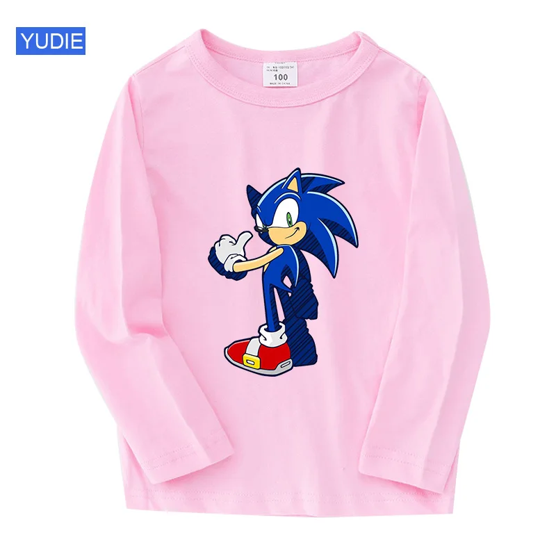 

kids Long sleeves T-shirt Custom printing Cotton T-shirts Kids Boys And Girls Tops Shirts Children's T shirt a birthday present