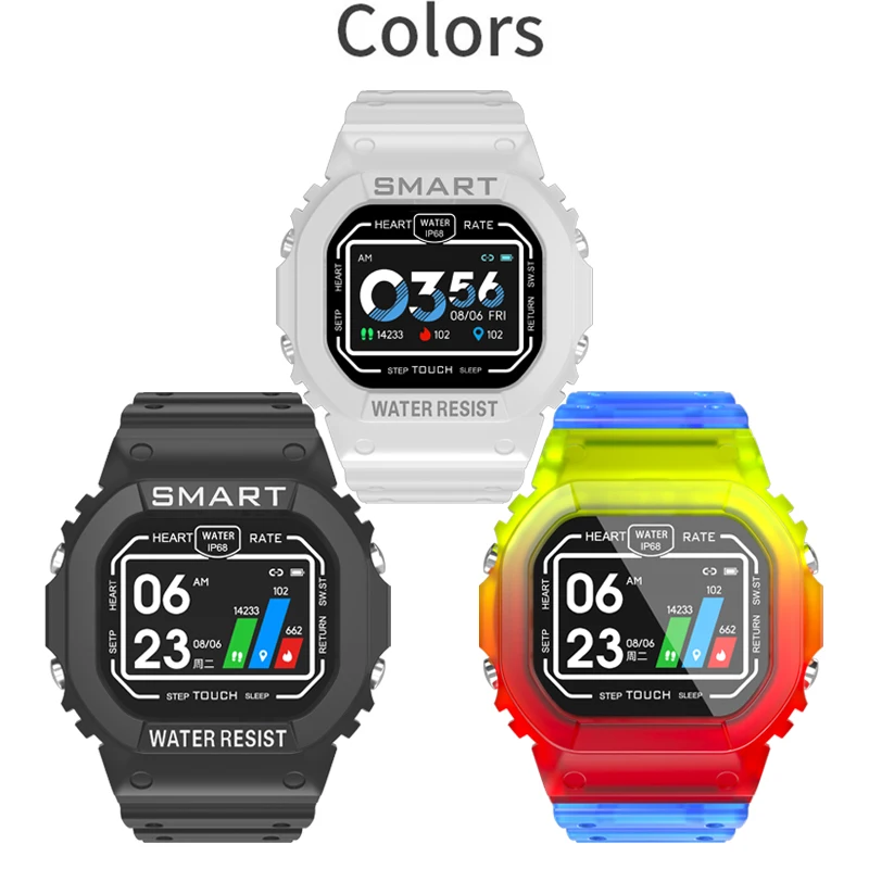 

2020 Smart Watch IP68 Waterproof Blood Pressure Watch Smart Heart Rate Monitor sport Smartwatch Men Women 30 days Long Standby