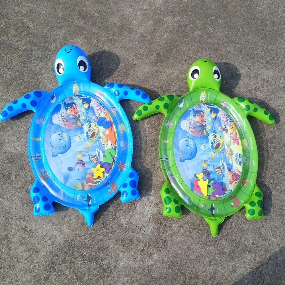 Детский надувной коврик для игры в воду детский животик игровой детей забавный