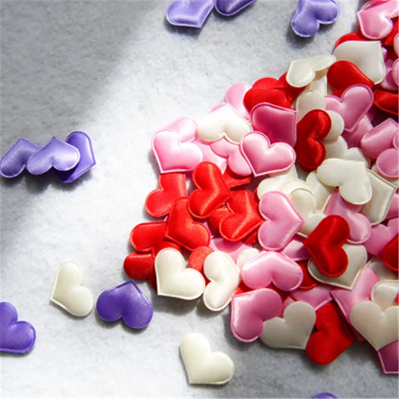 Романтическая губчатая атласная ткань 100 шт. 3 см искусственная Свадебная