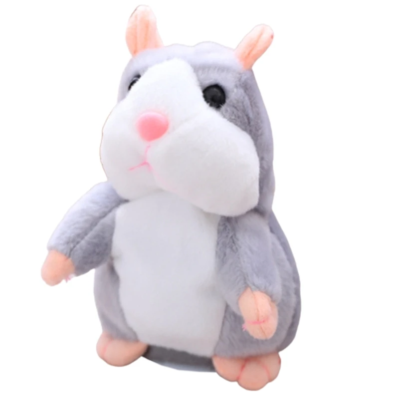 

Говорящий хомяк повторяет, что вы сказали, имитирующие плюшевые игрушки для домашних животных BX0D