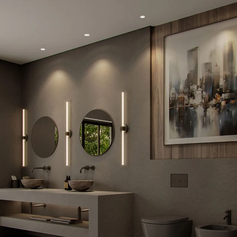 Встраиваемый светодиодный светильник QIUBOSS 220 В для кухни фсветильник 7 Вт 15 24